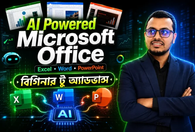 Master Excel, Word & PowerPoint with AI from Beginner to Advanced